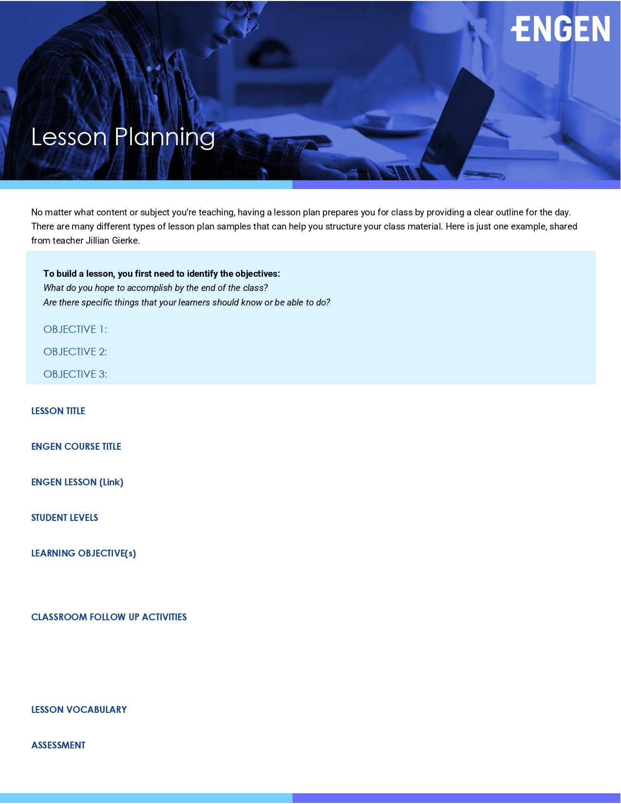 Lesson Planning